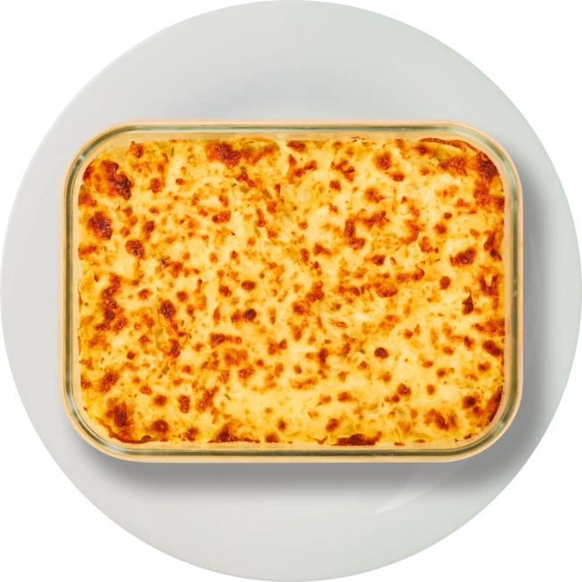 Pastel de fideo a la crema